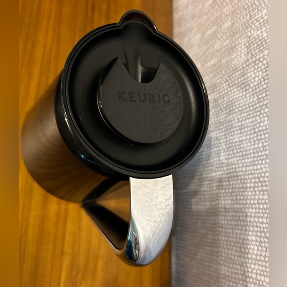 KEURIG 2.0 Black COFFEE INSULATED POT 4-6 Cup K CARAFE 32oz. Silver Handle - Picture 5 of 11